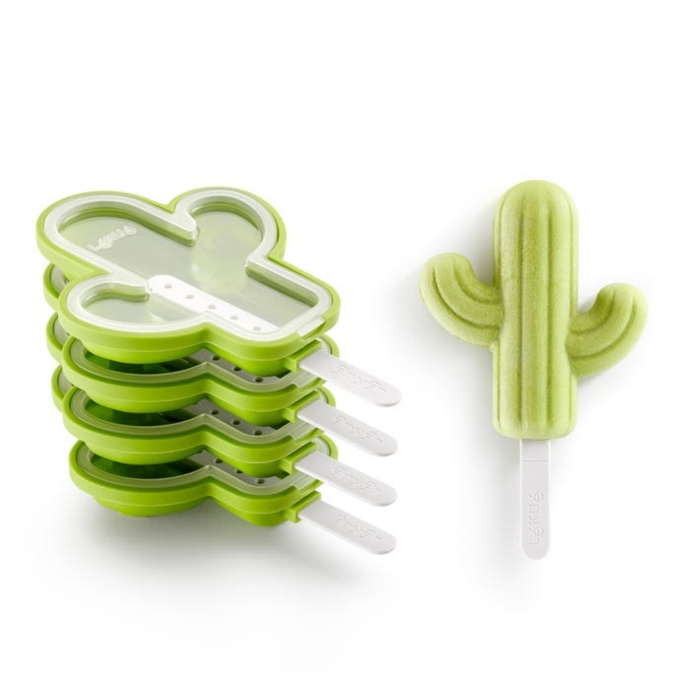NIB: Lékué Cactus 4-Piece Popsicle Mold Pack 🌵